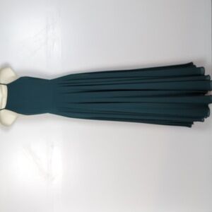 Lulu's Open Back Chiffon Full Length Dress